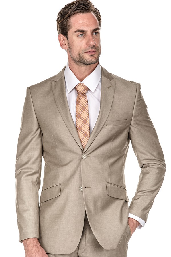 2 PCS TAN JACK SUITS