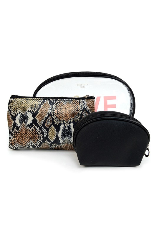 MAKEUP 3PC POUCH