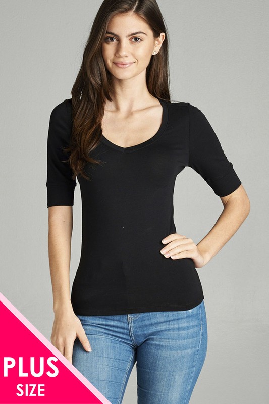 VNECK PLUS TOPS