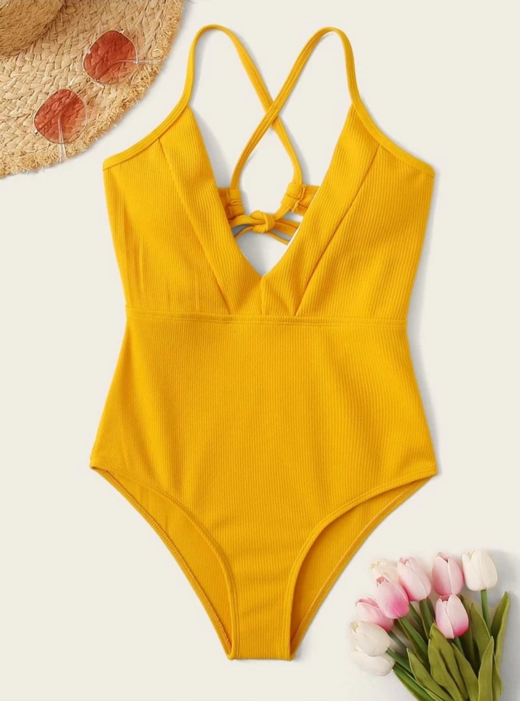 TIE BCK 1PC SWIMWEAR