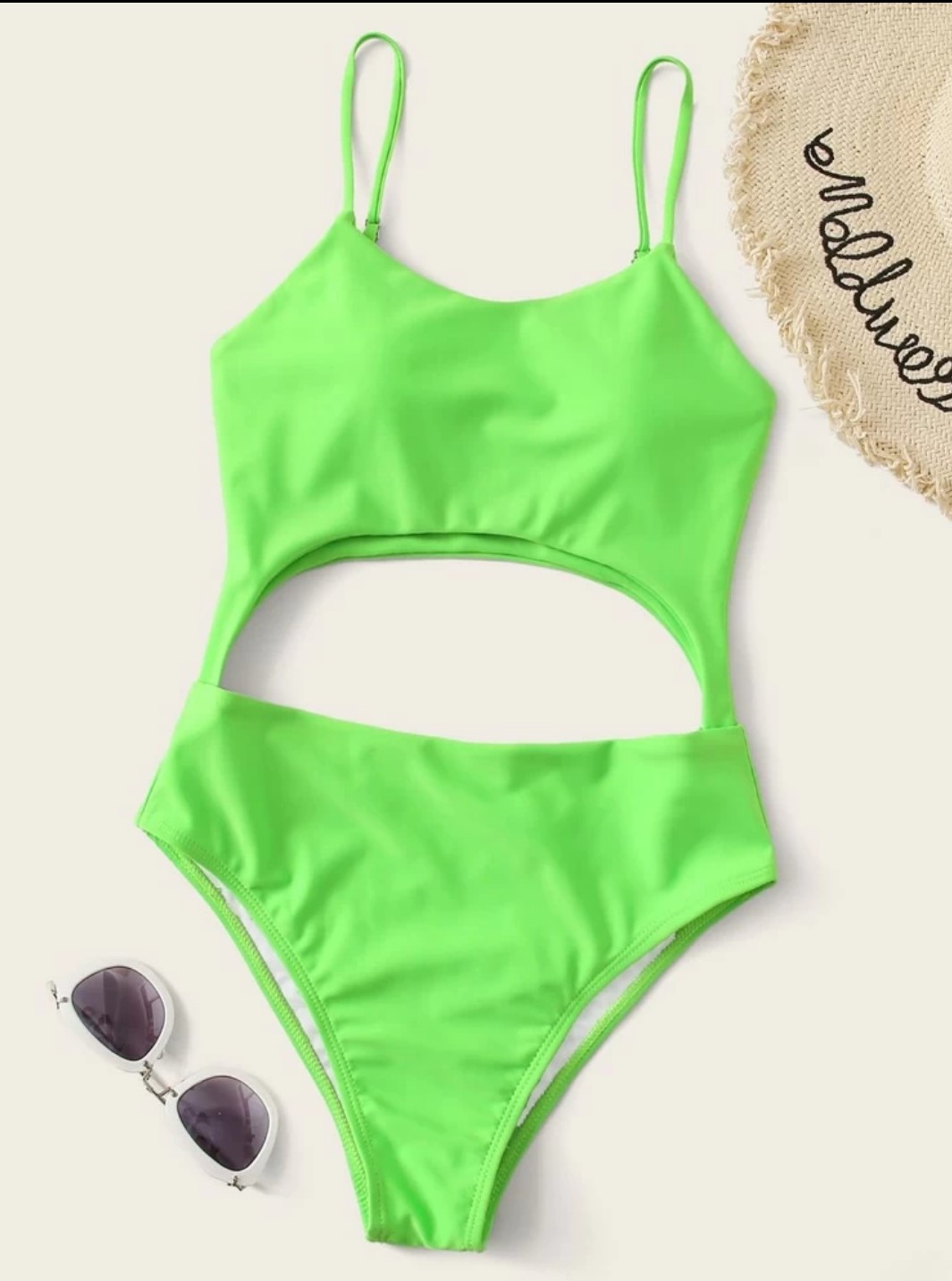 CAMI CUTOUT SWIMWEAR