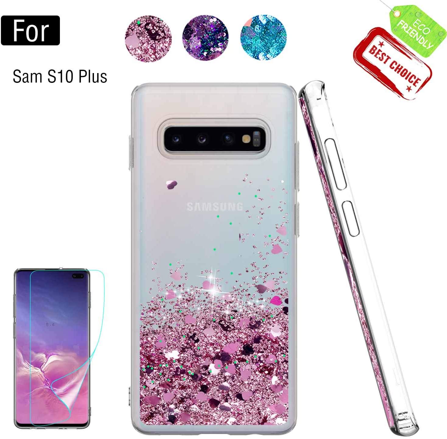 S10 PLUS GLITTER CASE