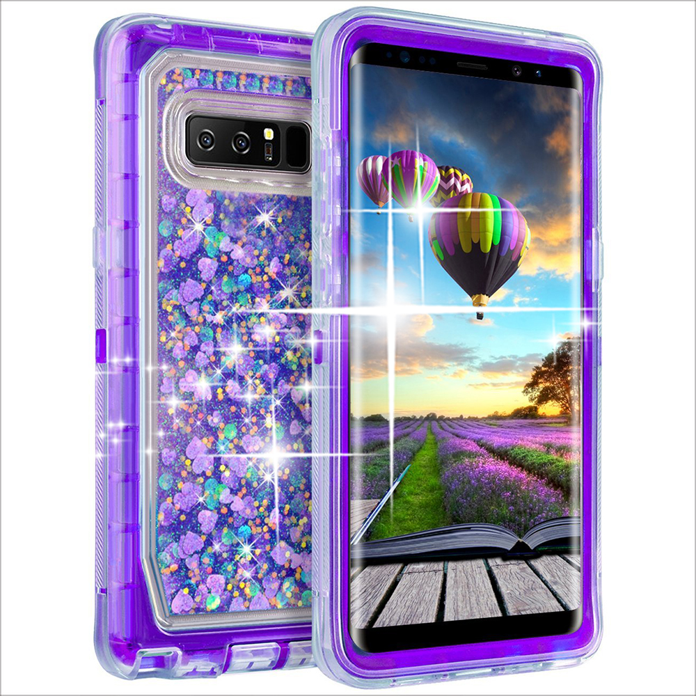 NOTE 8 GLITTER CASE