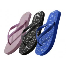 LADIES LETTER FLIP FLOPS