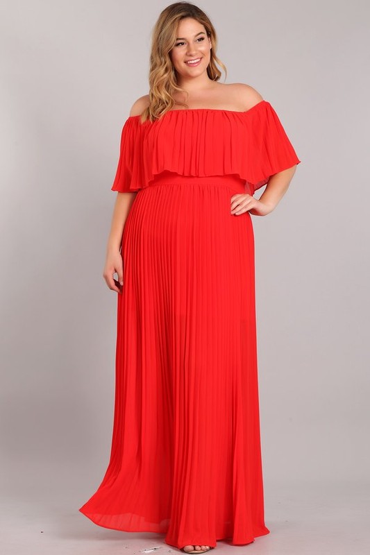 PLUS SIZE MAXI DRESS