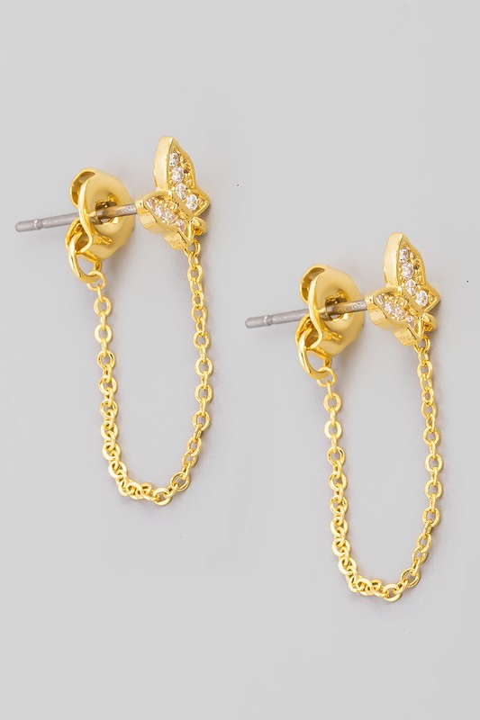 MINI CHAIN EARRINGS