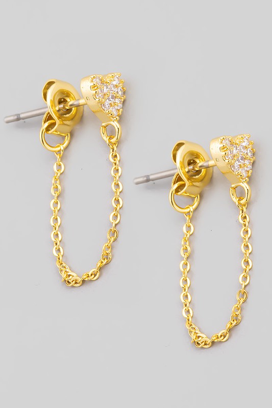 MINI CHAIN EARRINGS