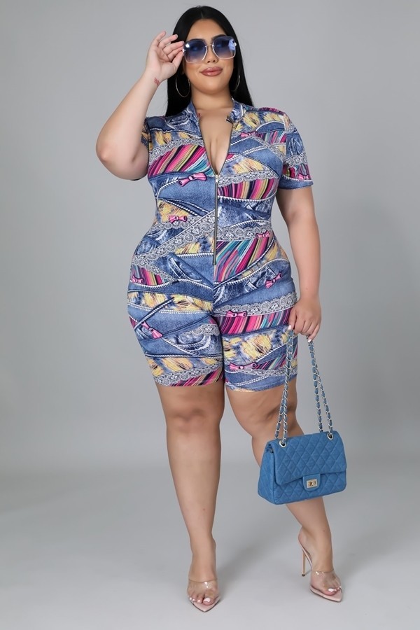 PLUS LADIES ROMPERS