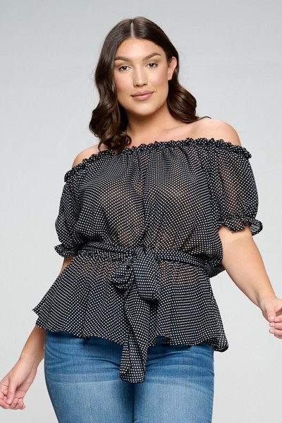 PLUS RUFFLE TOPS