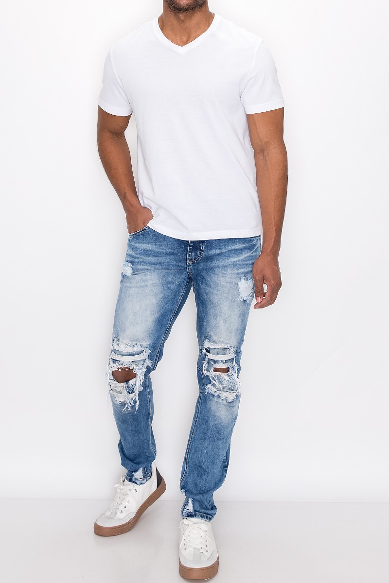 MENS BIKER JEANS