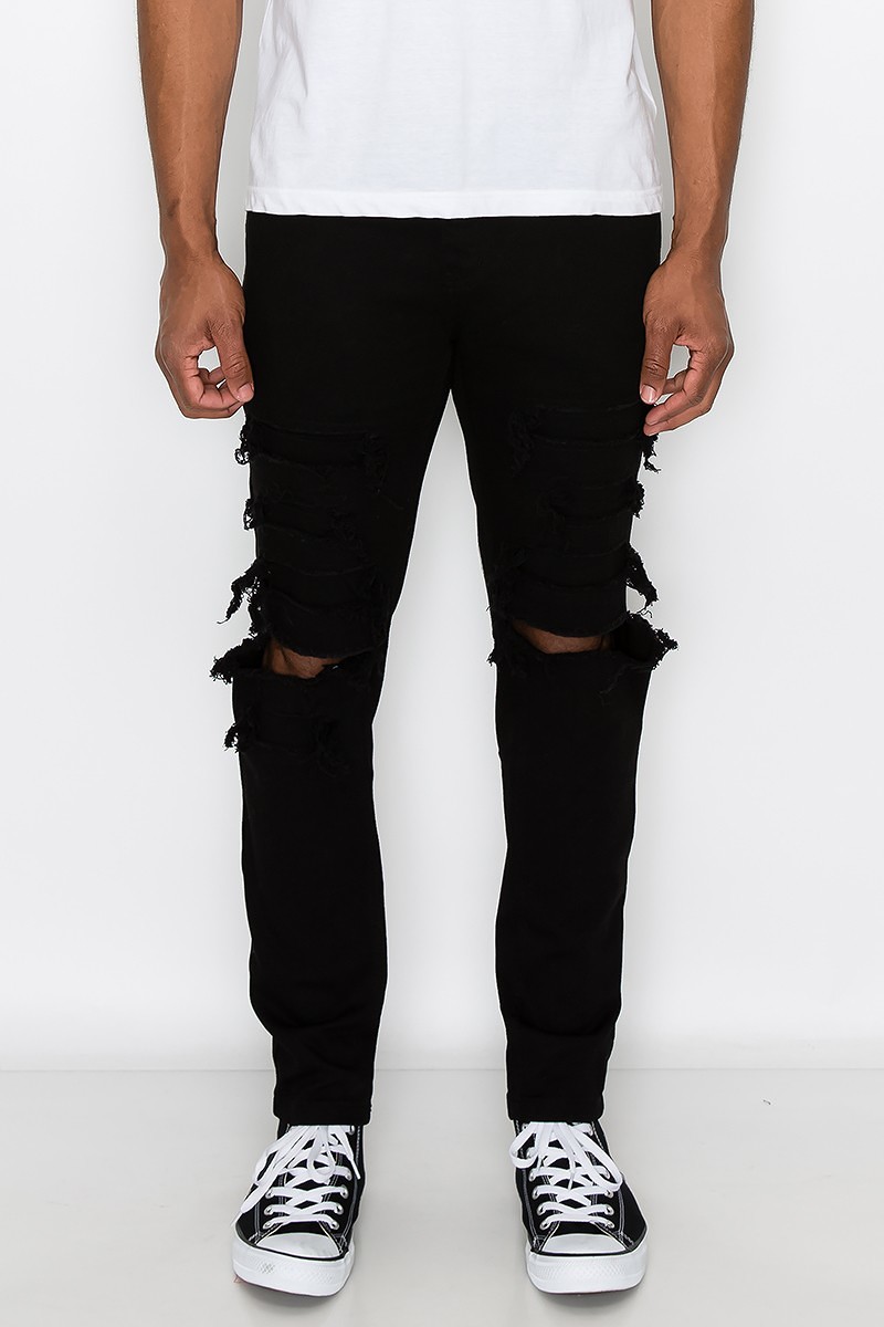 MENS RIPPED JEANS