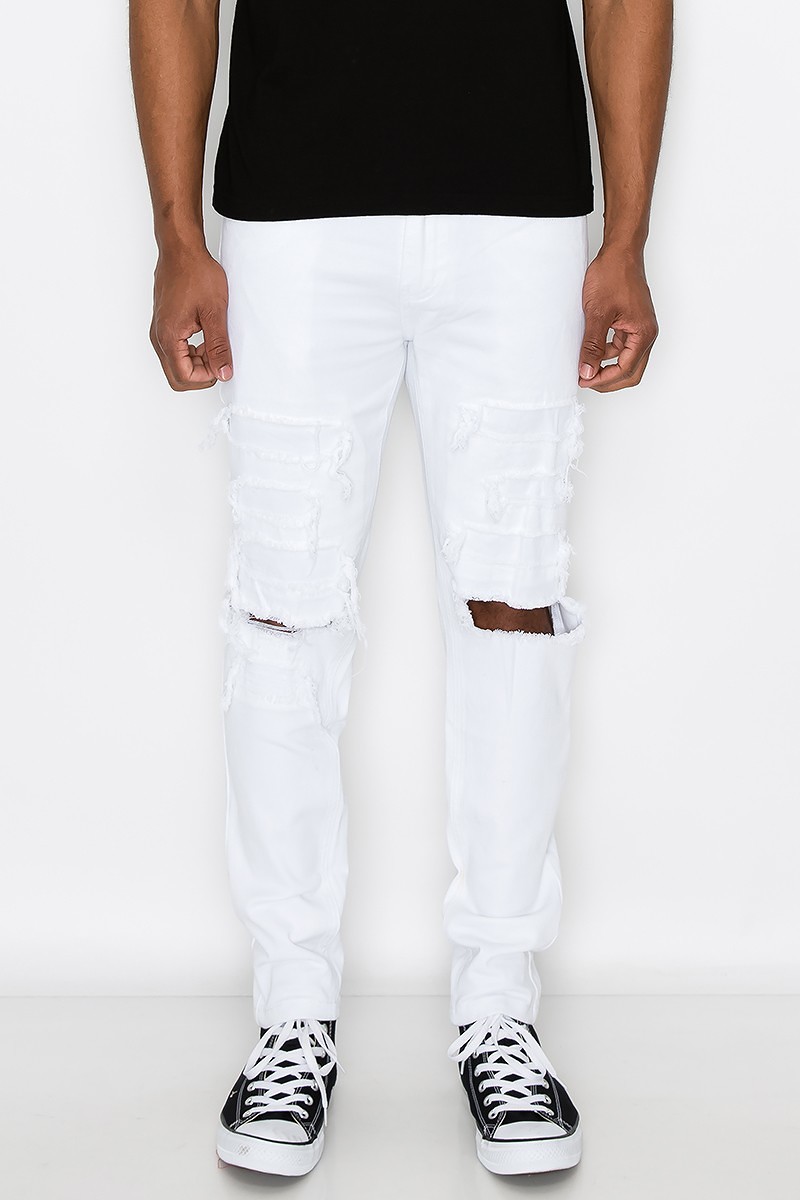 MENS RIPPED JEANS
