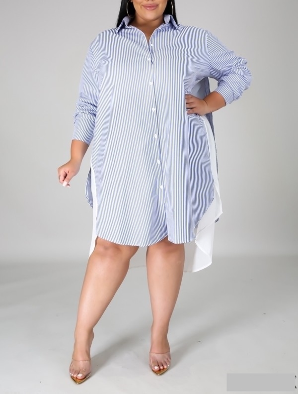 PLUS SHIRT DRESS