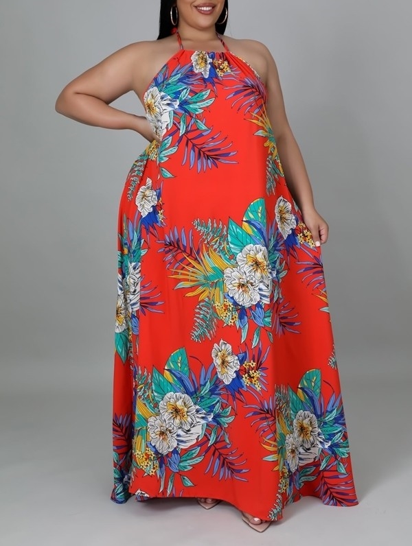 PLUS MAXI DRESS