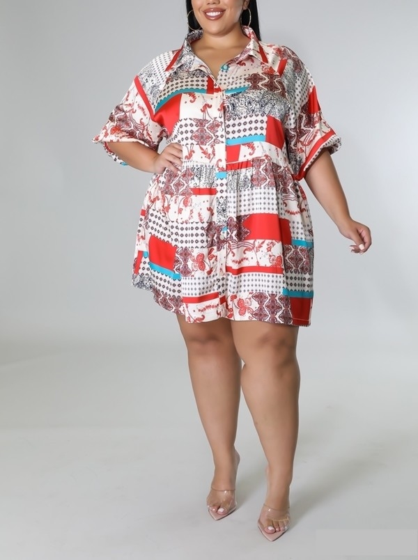 PLUS TUNIC DRESS