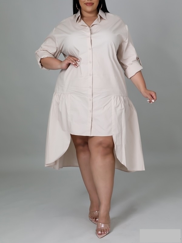 PLUS SHIRT DRESS