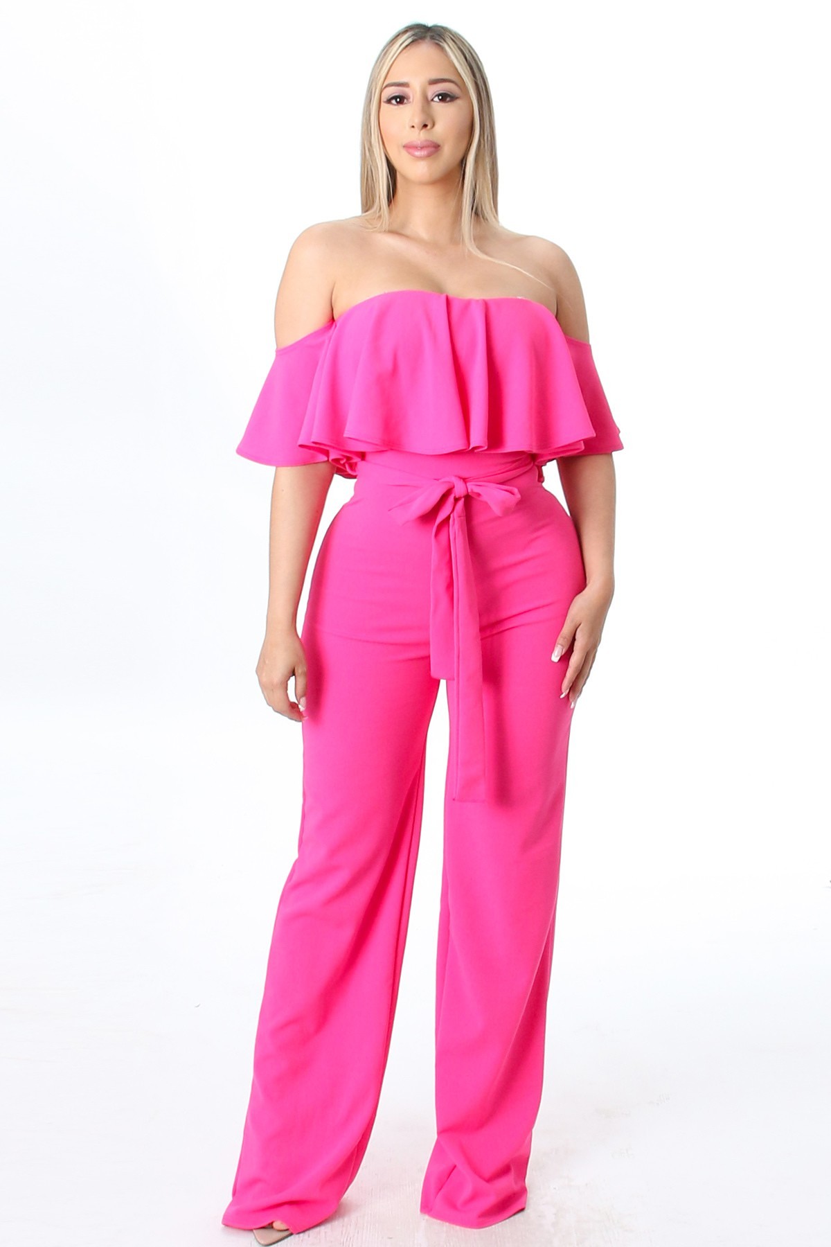 OFF SHOULDER JUMPSUITS