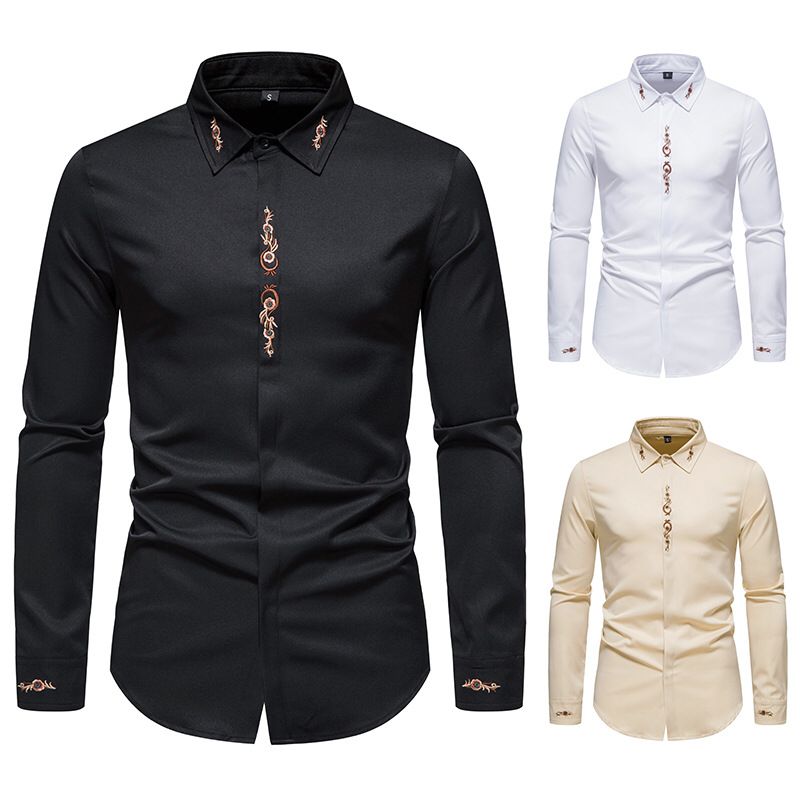 MEN LS DRESS SHIRTS