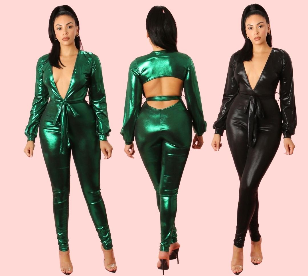 SHIMMERY JUMPSUITS