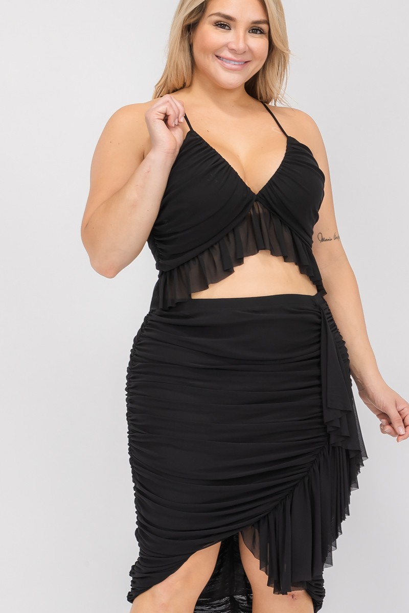 PLUS SKIRT SET