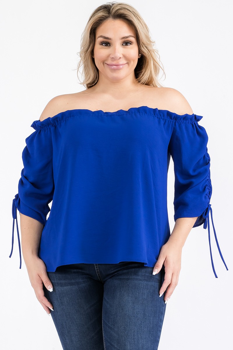 PLUS 3QTR SLEEVE TOPS