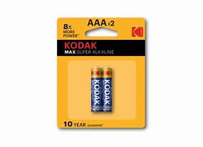 KODAK MAX ALKALINE AAA 2