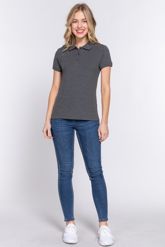LADIES POLO TOPS