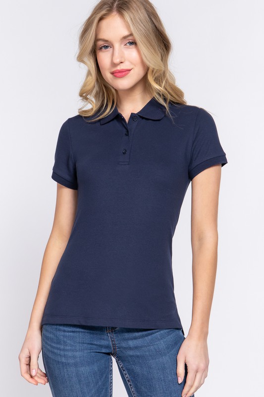 LADIES POLO TOPS