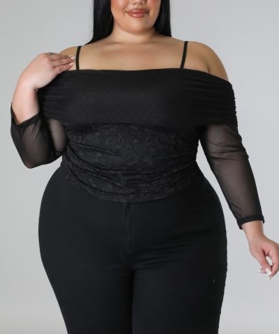 PLUS OFFSHDR TOPS