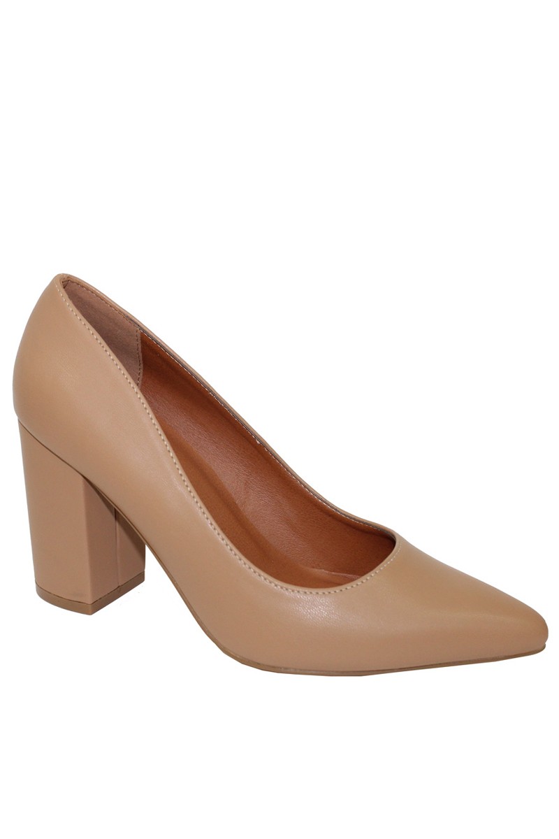 POINTY BOX HEEL SHOES