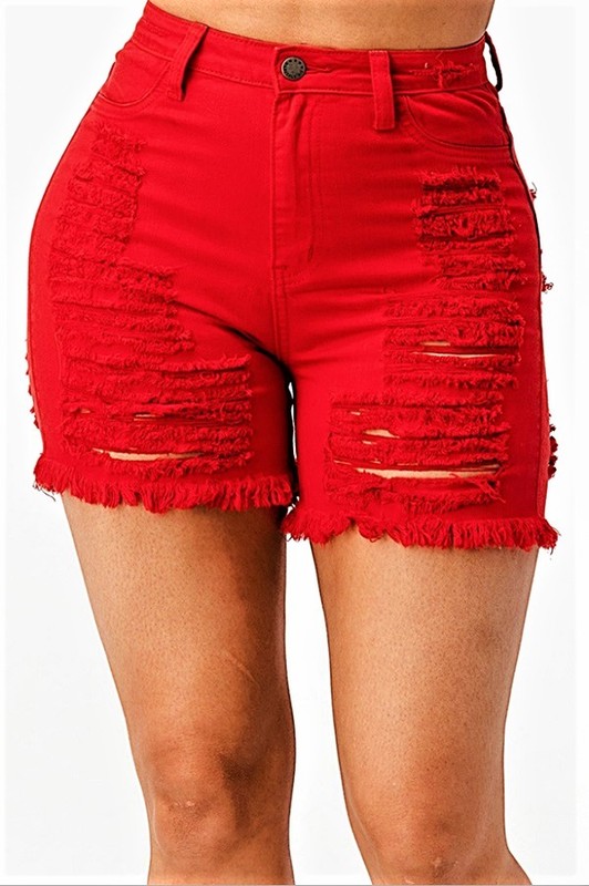 DISTRESSED SHORTS
