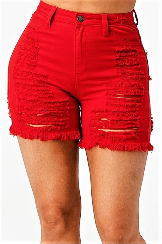 DISTRESSED SHORTS