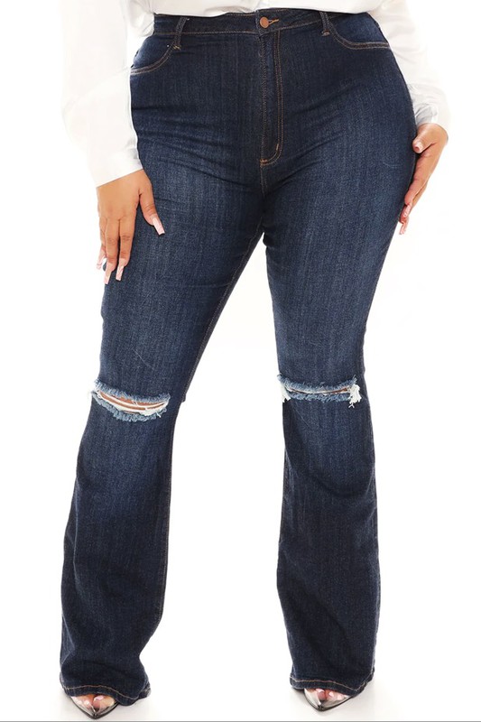 PLUS FLARE JEANS