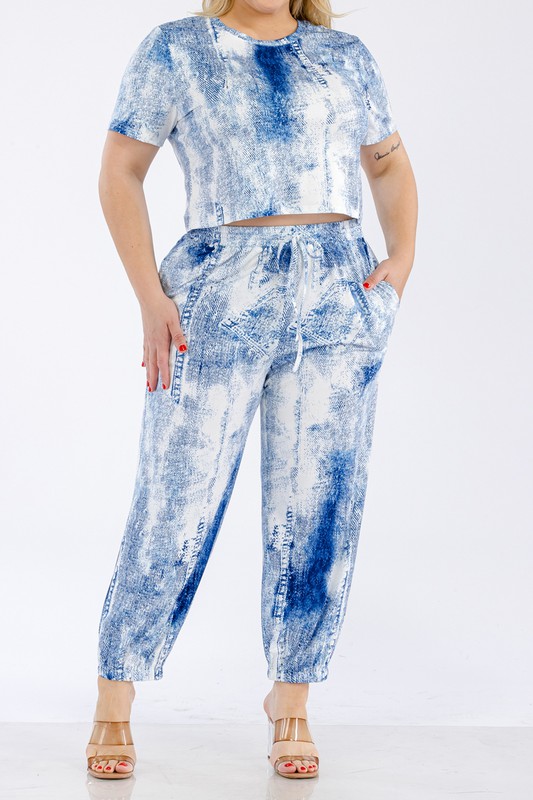 PLUS TOP AND PANT SETS