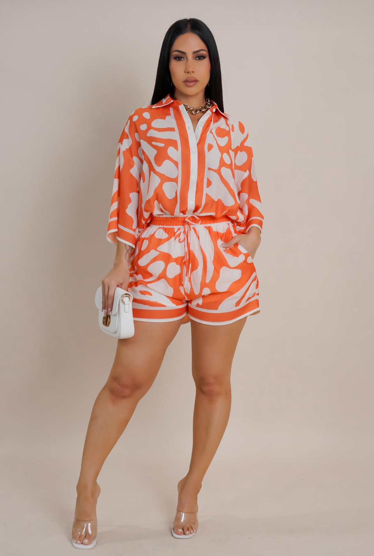 BLOUSE AND SHORTS SETS
