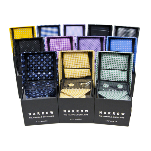 HANKY CUFF TIE SET