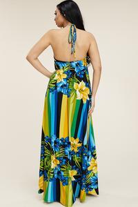 ITY HALTER MAXI DRESS