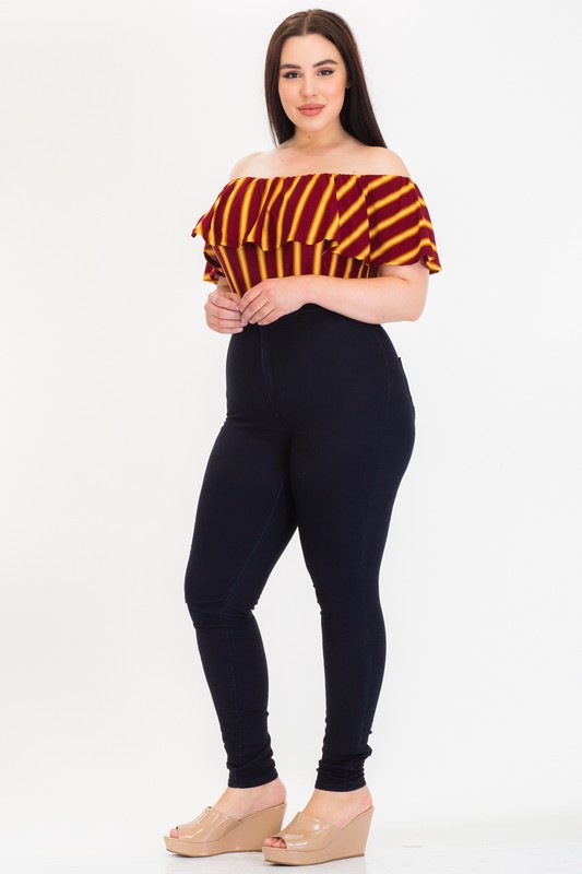 + STRIPE BODYSUITS