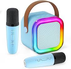 MINI ROUND LED BLU SPEAKER