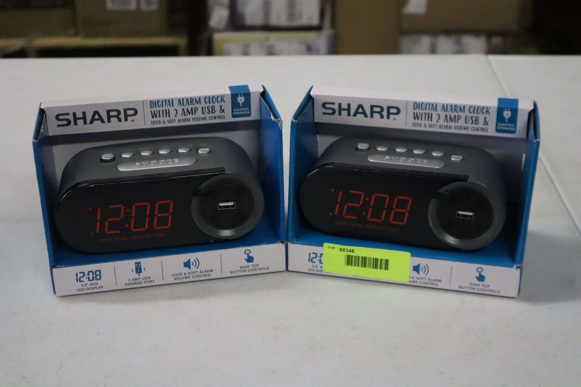 SHARP DIGIAL ALARM CLOCK